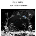 CRRJU 2263 New High Quality Military Male Top Brand Mesh Belt Watches Men Wrist Luxury Quartz Date Waterproof Relogio Masculino